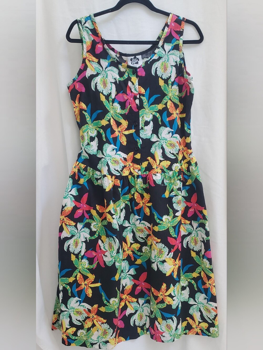 Hilo Hattie Medium Orchid Cotton Day Dress